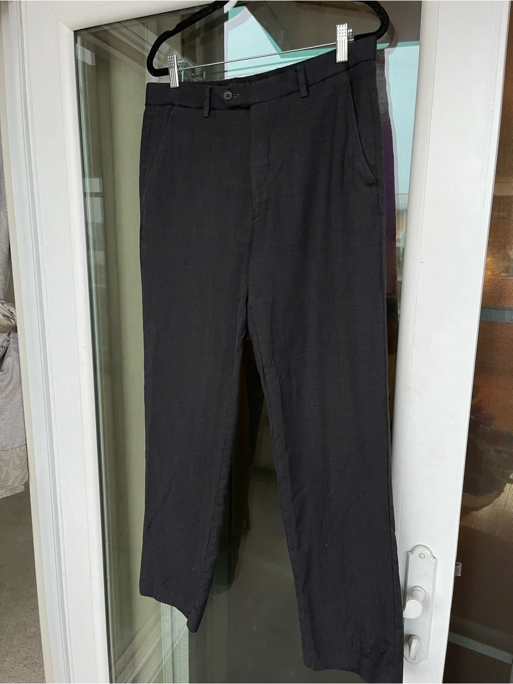 Alfani Black Straight-Leg Dress Pants